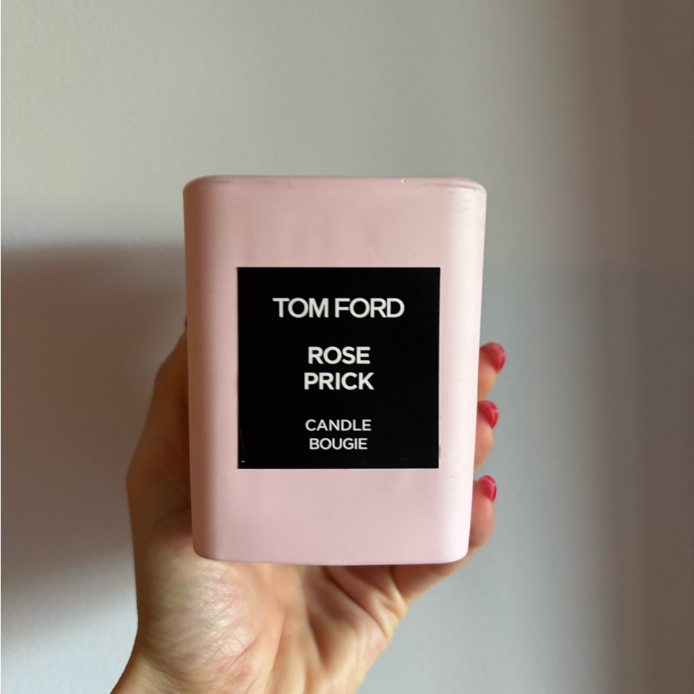 Tom Ford Empty Rose Prick Candle Jar.